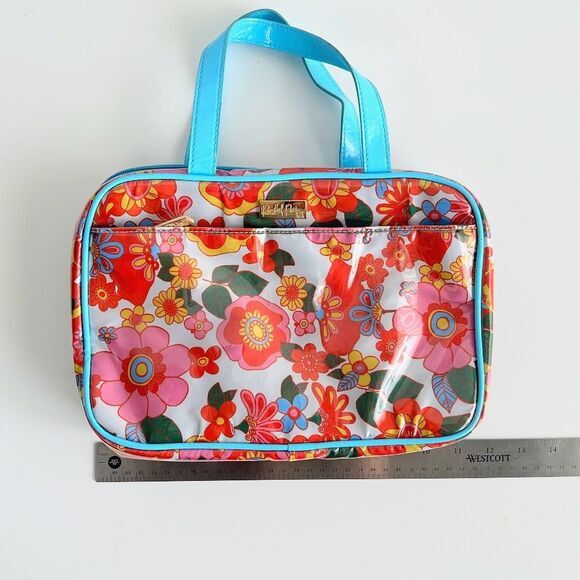 Packed Party Bag Makeup Travel Organizer Hanging Mod Floral Grandmacore - Picture 6 of 8